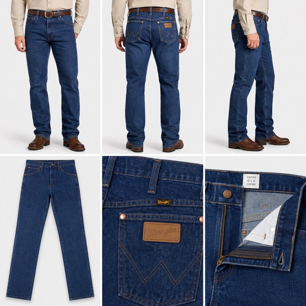 Wrangler 936PWD Cowboy Cut Slim Fit Jeans 29X30 Cowboy Core Classic Americana